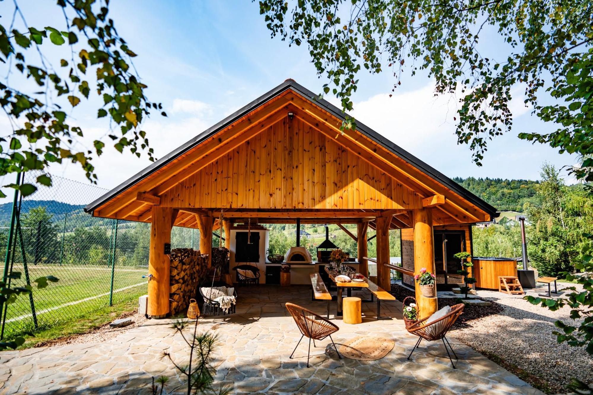 Forrest House Jacuzzi & Sauna Jasienica  ภายนอก รูปภาพ